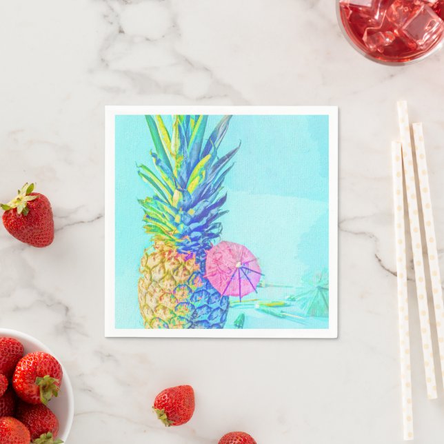 Tropical Pineapple Napkin (Insitu)