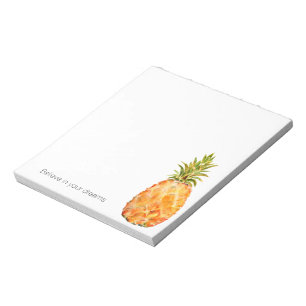 Tropical Pineapple Personalised Notepad