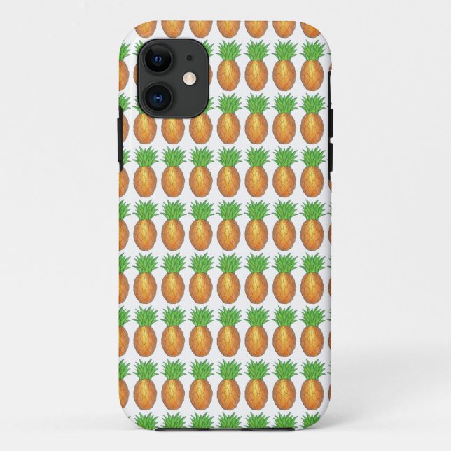 Tropical Pineapple Pineapples Cell Phone Case (Back)