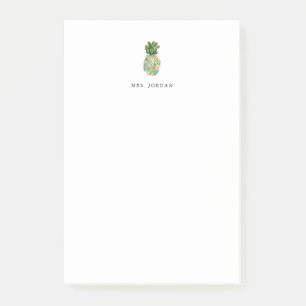 Tropical Pineapple Post-it Notes