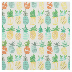 Tropical Pineapple   Summer   Fabric