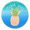 Tropical Pineapple Thank You Favour Sticker