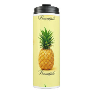 Tropical Pineapple Wash – Pineapple Pattern Thermal Tumbler