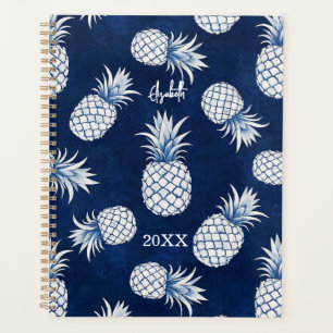 Tropical Pineapple with Name – Watercolor Style Planner