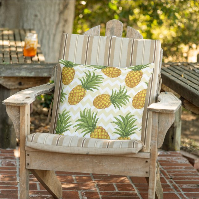 Tropical Pineapples  Cushion (Chair)