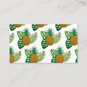 Tropical pineapples enclosure card