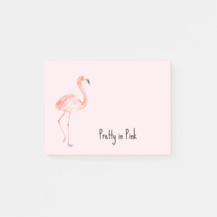 Tropical Pink Flamingo Post-it Notes