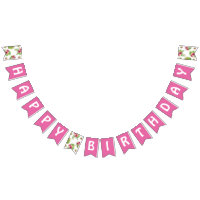 Tropical Pink Floral Luau Birthday Party