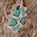 Tropical Pink & Green Palm Leaves Seamless Pattern iPhone XS Max Case<br><div class="desc">The Tropical Pink & Green Palm Leaves Seamless Pattern is a vibrant and lively design featuring an assortment of pink and green palm leaves arranged in a repeating pattern. The pattern has a seamless layout, meaning that the edges of the design blend together seamlessly to create a continuous and uninterrupted...</div>