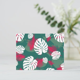 Tropical Plant Illustration Postcard