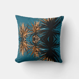 Tropical Plant Kaleidoscope Effect Cushion
