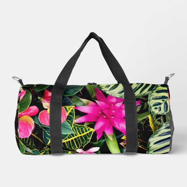 Tropical plants  duffle bag (Front)