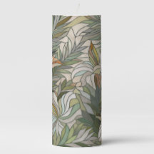 Tropical plants Mosaic Digital Art