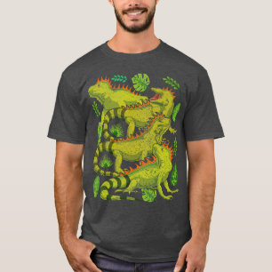 Tropical Plants Reptile Owner Pet Lizard Lover Exo T-Shirt
