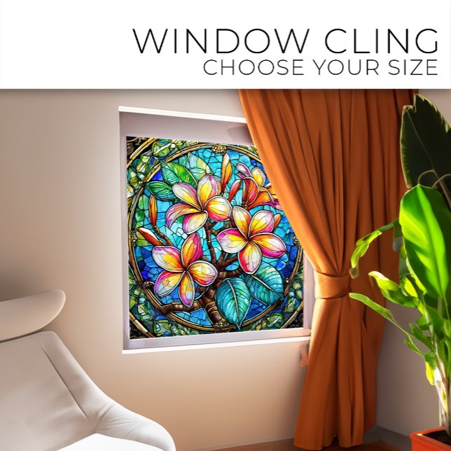 Tropical plumeria bunch Stained glass art (Creator Uploaded)