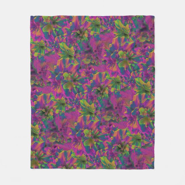 tropical polymer : fleece blanket (Front)