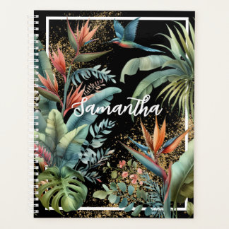 TROPICAL POWER - PERSONALIZED ELEGANT EXOTIC PLANNER