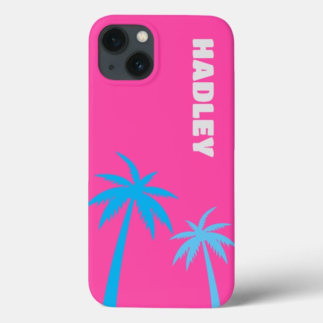 Tropical Preppy Phone Case (Back)