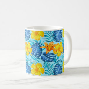 Tropical Print Coffee Mug 