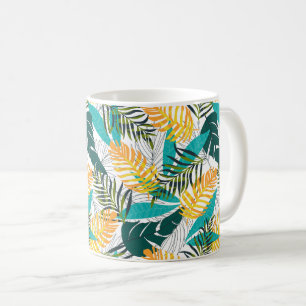 Tropical Print Coffee Mug