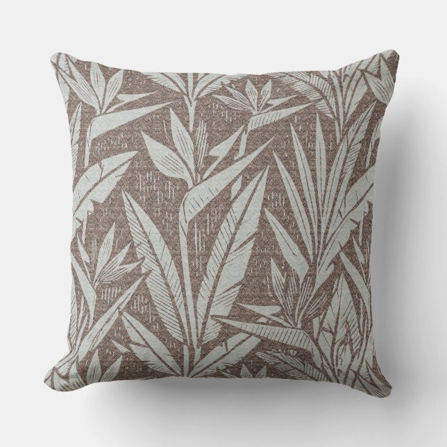 Tropical print  cushion (Front)
