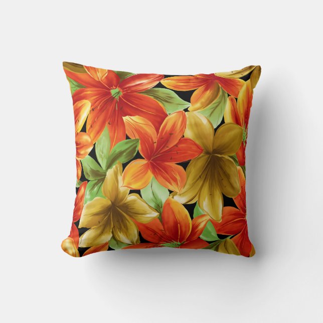 Tropical Print Cushion (Front)