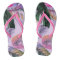 Tropical Print Pattern Women's Flip Flops