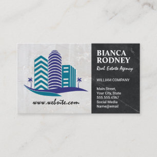Tropical Properties   Real Estate Rentals Business Card