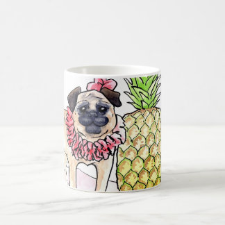 Tropical Pug Mug