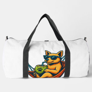 Tropical Pup Vibes Duffle Bag