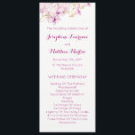 Tropical Purple Orchid Watercolor Wedding Programs<br><div class="desc">These wedding programs feature watercolor purple orchids. The front of the card has the ceremony and the back of the card lists the bridal party. These orchid wedding programs are part of a collection which includes a full range of matching wedding stationery such as wedding invitations, reply cards, information cards,...</div>
