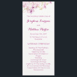 Tropical Purple Orchid Watercolor Wedding Programs<br><div class="desc">These wedding programs feature watercolor purple orchids. The front of the card has the ceremony and the back of the card lists the bridal party. These orchid wedding programs are part of a collection which includes a full range of matching wedding stationery such as wedding invitations, reply cards, information cards,...</div>