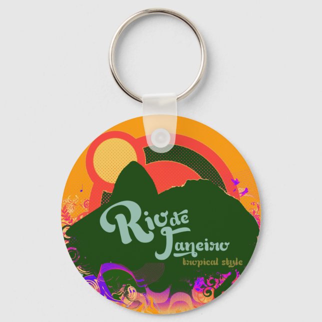 Tropical r.j. key ring (Front)