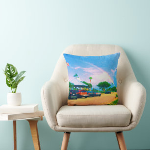 Tropical Rainbow Cushion