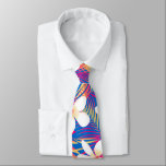 Tropical rainbow frangipani tie<br><div class="desc">Bring some tropical fun into your home.</div>