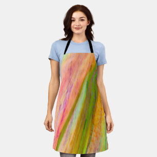 Tropical Rainbow Leaves Apron