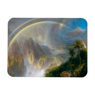 Tropical Rainbow Painting Magnet