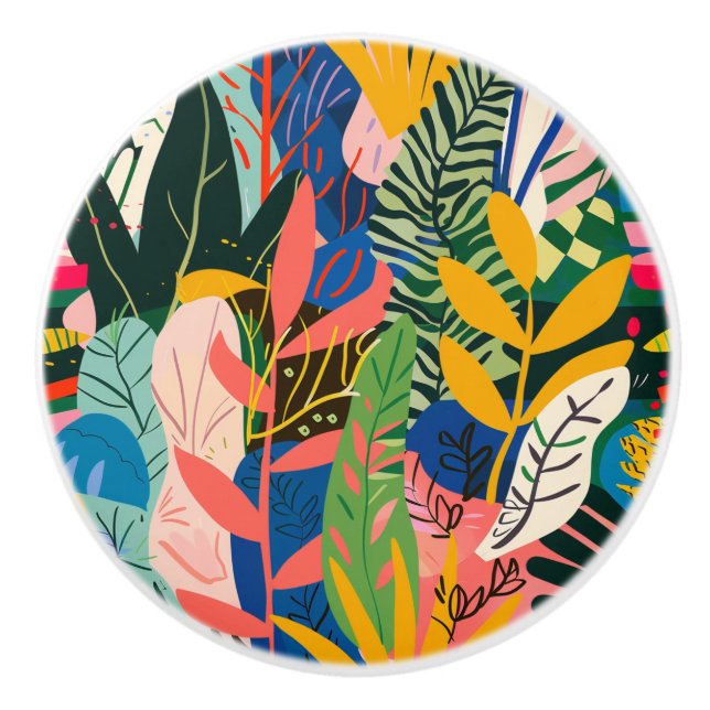 Tropical Rainforest Ceramic Pull (Front)