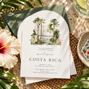 Tropical Rainforest Destination Wedding Save The Date