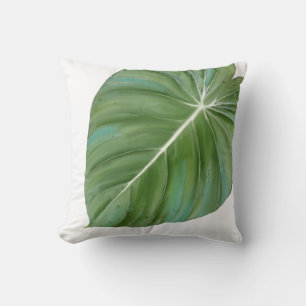 Tropical Rainforest Elephants Ear Foliage Leaf Spa Cushion