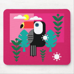 Tropical Rainforest Toucan Mouse Pad