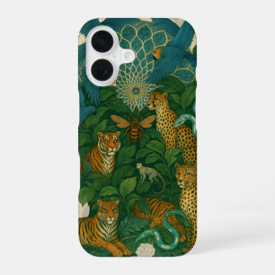 Tropical Rainforest Wildlife – Artistic Jungle iPh iPhone 16 Case