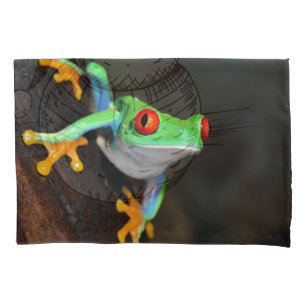 Tropical Red Eye Frog - Agalychnis Callidryas Pillowcase