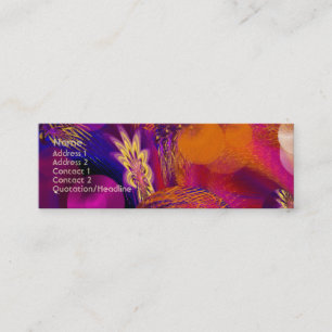 Tropical Reflections Profile Mini Business Card