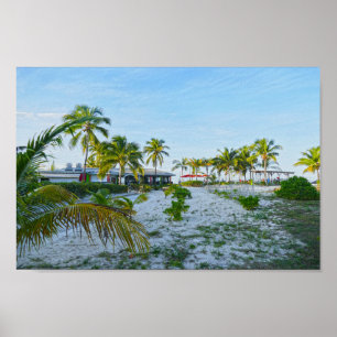 Tropical Restaurant in the Bahamas Poster