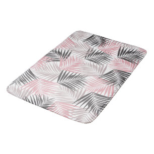 Tropical Retro #9 (Beachy Vibes) #palms #decor Bath Mat