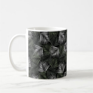 Tropical Retro Night Pattern #2 #palms #decor #art Coffee Mug