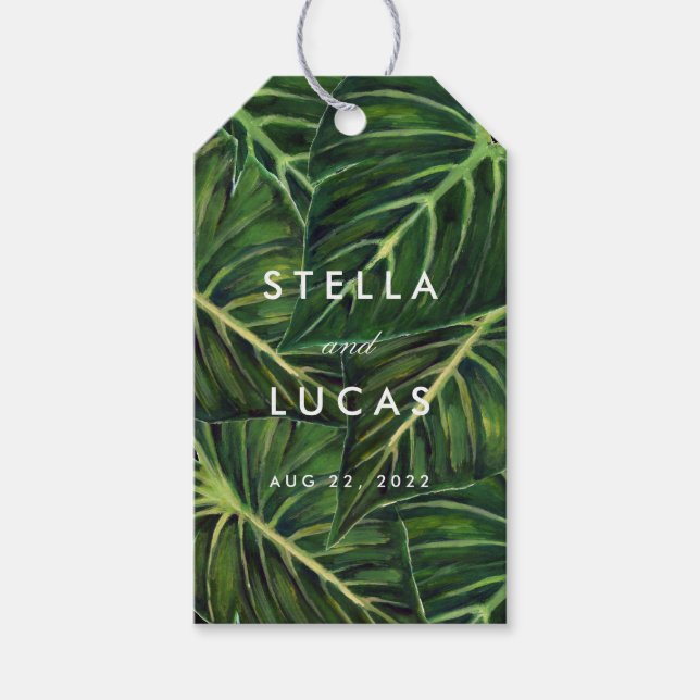 Tropical Romance II Gift Tags (Front)