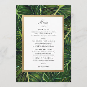 Tropical Romance II Menu