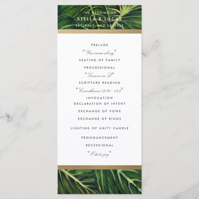 Tropical Romance II Program (Front)